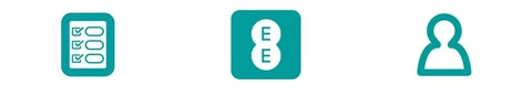 EE signal booster logo and symbol